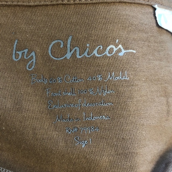 Chico's Lace Embroidered Sequin Embellished Tank - Picture 7 of 11